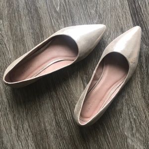 Caslon gold flats 6.5